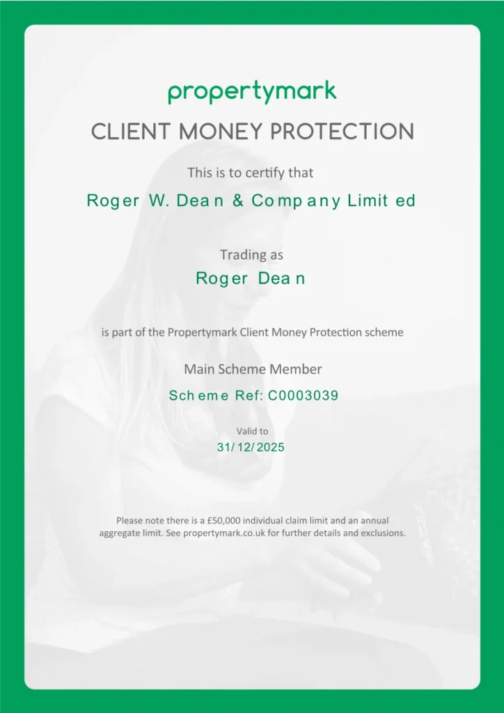Propertymark CMP Main Scheme Certificate