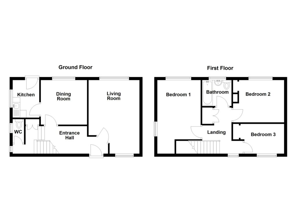 Floorplan for 8 Knowe Avenue - Woodhouse Park - Manchester - M22 0FG